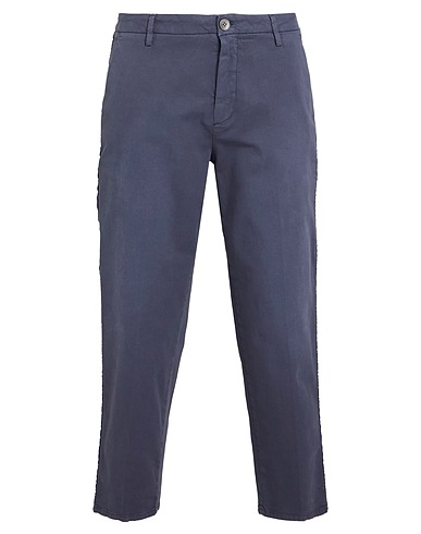 AGLINI Casual trouser Grey 97% Cotton, 3% Elastane