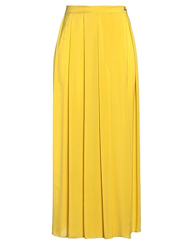 ALESSIA SANTI Maxi Skirts Mustard 100% Viscose