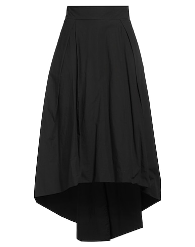 ALESSIA SANTI Jupe mi-longue Noir 100% Coton
