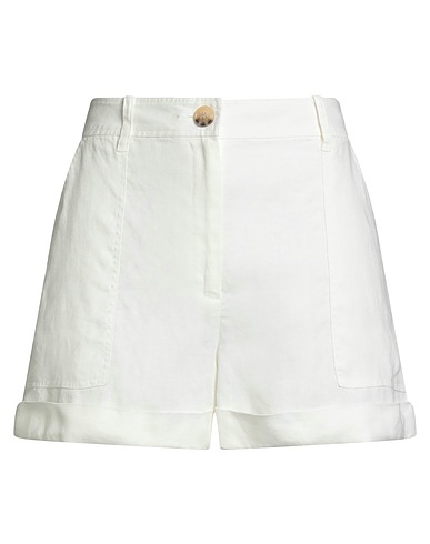 MAX&Co. Shorts & Bermuda Ivory 100% Linen