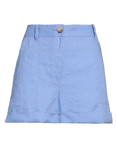 MAX&Co. Shorts & Bermudas Hellblau 100% Leinen