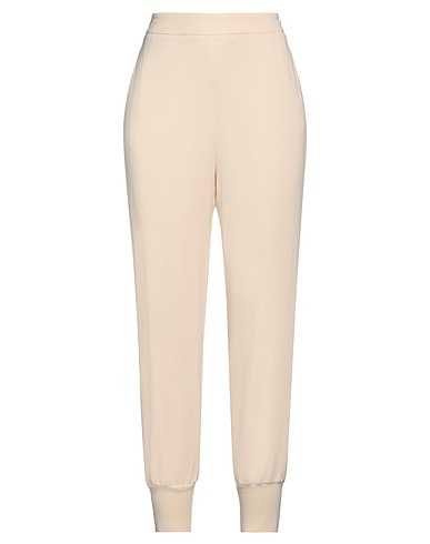 STELLA McCARTNEY Pantalone Panna 96% Viscosa, 4% Elastan, Cotone, Poliammide