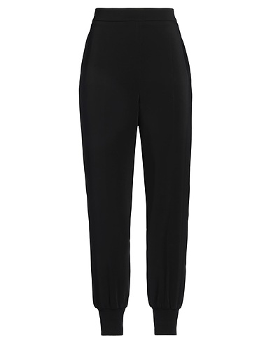 STELLA McCARTNEY Pantalone Nero 96% Viscosa, 4% Elastan, Cotone, Poliammide