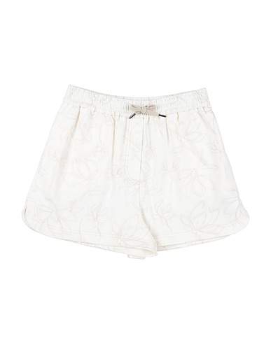 BRUNELLO CUCINELLI Shorts & Bermuda White 98% Cotton, 2% Elastane