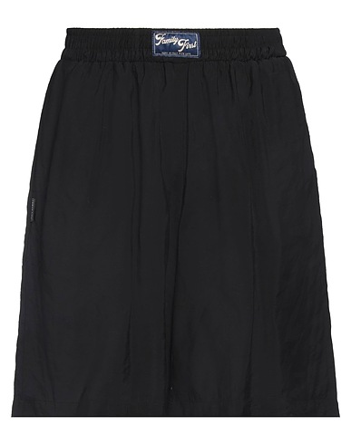 FAMILY FIRST  Milano Shorts & Bermuda Black 82% Cupro, 18% Polyester