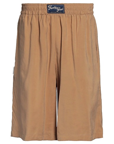 FAMILY FIRST  Milano Shorts & Bermuda Camel 82% Cupro, 18% Polyester