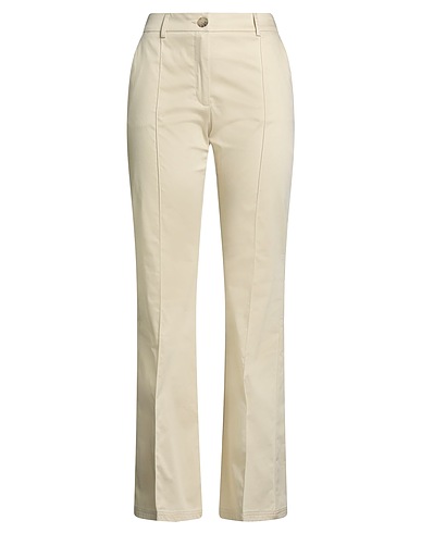 MAX&Co. Casual pants Ivory 97% Cotton, 3% Elastane