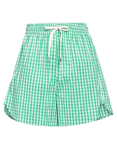 VICOLO Shorts & Bermuda Verde 64% Cotone, 33% Poliammide, 3% Elastan