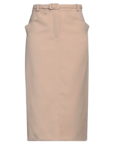 SUPER BLOND Midi skirt Beige 100% Viscose