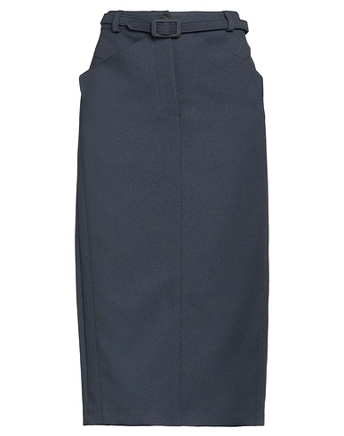 SUPER BLOND Midi skirt Navy 100% Viscose