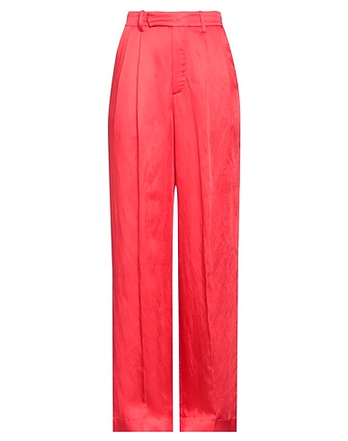 LAURENCE BRAS Casual trouser Red 50% Bemberg™, 35% Linen, 15% Modal