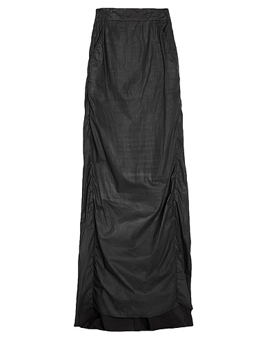 ANN DEMEULEMEESTER Long skirt Black 100% Cotton