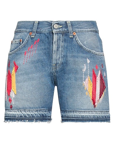 DONDUP Denim shorts Blue 100% Organic cotton