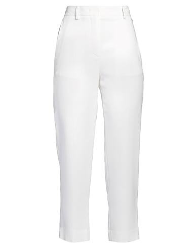 VDP VIA DELLE PERLE Pantalon COLLECTION Blanc 96% Viscose, 4% Élasthanne