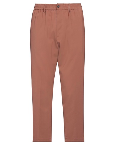 YES LONDON Casual trouser Brown 100% Virgin Wool