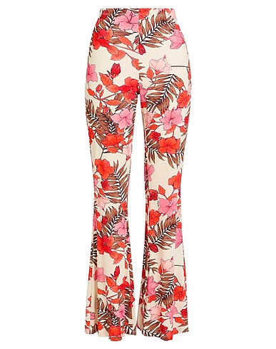 THE ABITO Milano Casual trouser Beige 92% Viscose, 8% Elastane