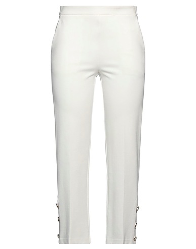 TWINSET Pantalone Avorio 68% Viscosa, 27% Poliammide, 5% Elastan