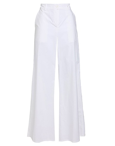 KAOS JEANS Casual trouser White 100% Cotton