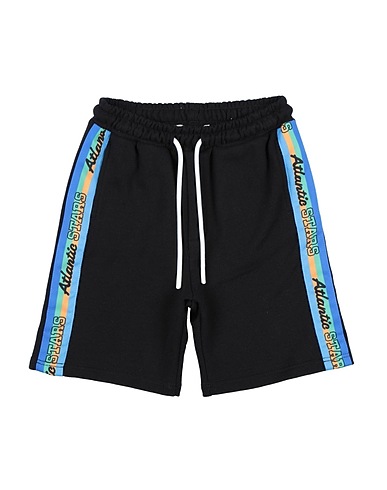 ATLANTIC STARS Shorts & Bermuda Black 100% Cotton