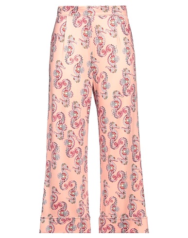 IL THE' DELLE 5 Casual pants Salmon pink 93% Polyester, 7% Elastane