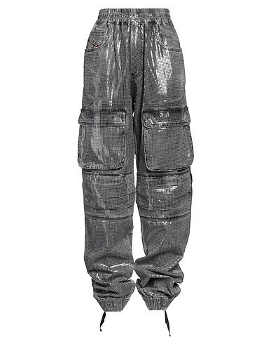 DIESEL Casual trouser Grey 100% Cotton