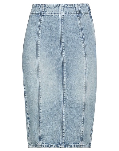 PATRIZIA PEPE Denim skirt Blue 100% Recycled cotton
