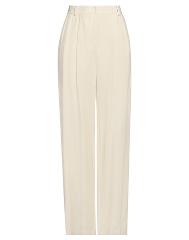 PATRIZIA PEPE Casual pants Cream 51% Viscose, 49% Linen
