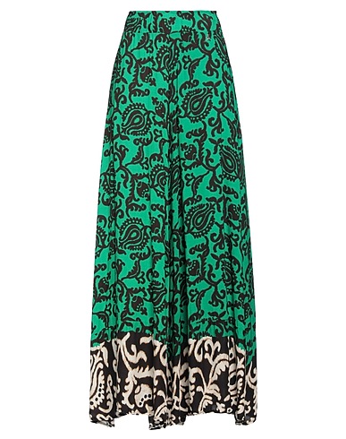 SOUVENIR Casual trouser Green 100% Viscose