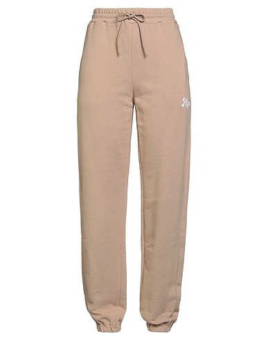 MSGM Pantalone Beige 100% Cotone