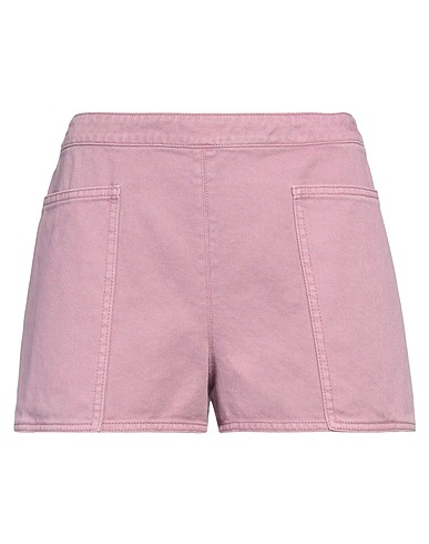 MAX MARA Denim shorts Mauve 100% Cotton