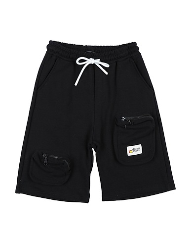ATLANTIC STARS Shorts & Bermuda Black 100% Cotton
