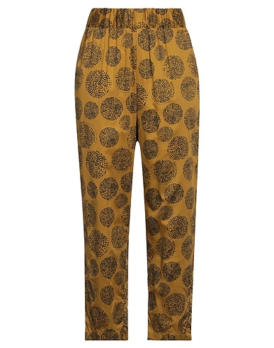 ALESSIA SANTI Casual trouser Mustard 74% Polyester, 19% Viscose, 7% Elastane
