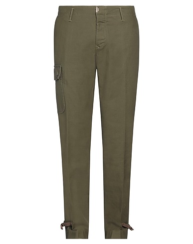 INCOTEX Casual trouser SLACKS Military green 100% Cotton