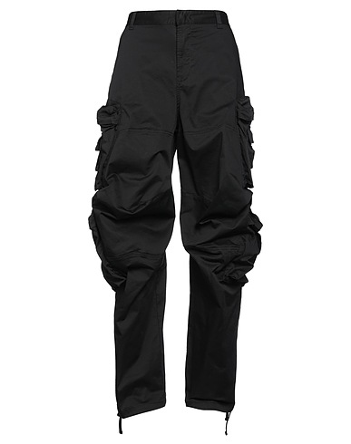 DIESEL Pantalón Negro 98% Algodón, 2% Elastán