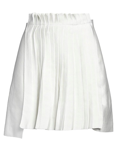 LIVIANA CONTI Mini skirt White 100% Polyester