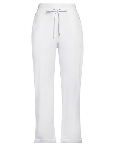 VDP VIA DELLE PERLE Casual trouser COLLECTION White 96% Viscose, 4% Elastane
