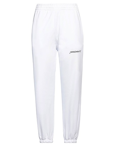 HINNOMINATE Casual pants White 100% Cotton