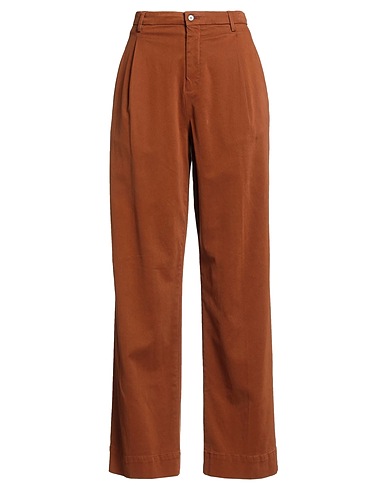 BRIGLIA 1949 Casual pants Brown 98% Cotton, 2% Elastane