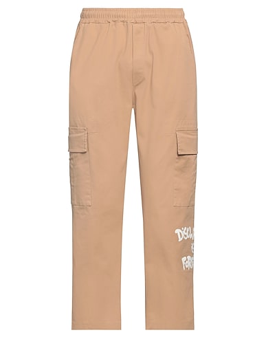 DISCLAIMER Casual trouser Sand 98% Cotton, 2% Elastane
