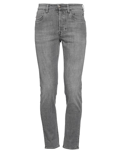 SIVIGLIA Denim trousers Grey 98% Cotton, 2% Elastane