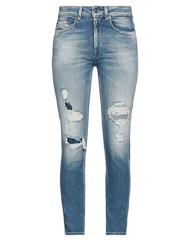 DONDUP Denim pants Blue 98% Cotton, 2% Elastane