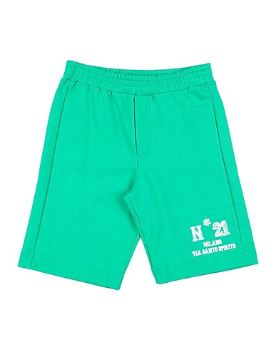 N°21 Shorts et Bermudas Vert 100% Coton