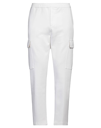 AT.P.CO Casual trouser White 81% Cotton, 19% Polyester