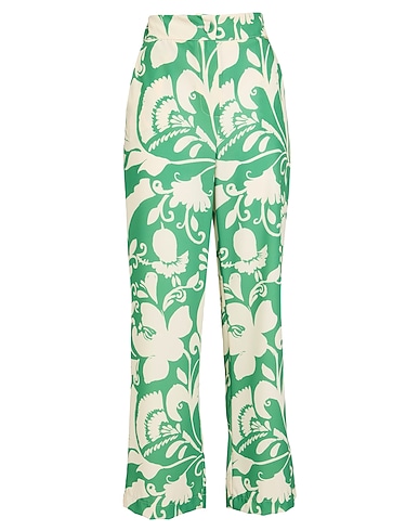 KOCCA Casual trouser VERDE 96% Polyester, 4% Elastane