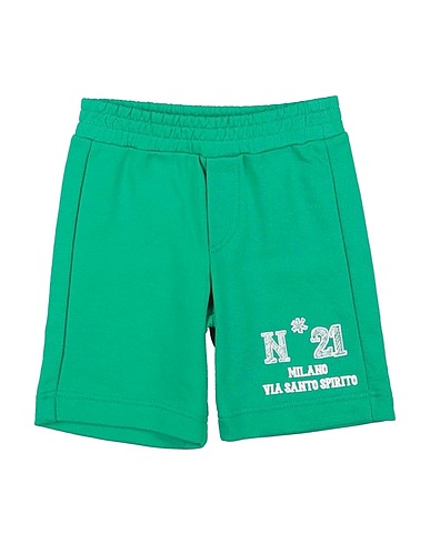 N°21 Shorts y Bermudas Verde 100% Algodón