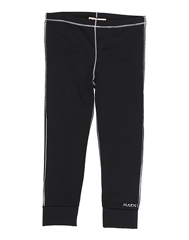 MARNI Casual pants Black 90% Cotton, 10% Elastane