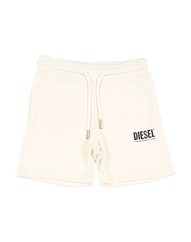 DIESEL Shorts & Bermudas Elfenbein 100% Baumwolle