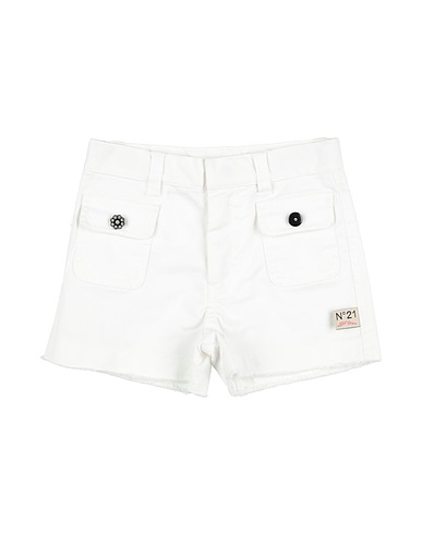 N°21 Shorts & Bermuda Bianco 97% Cotone, 3% Elastan