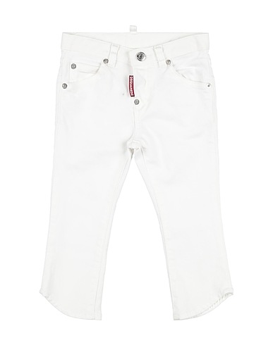 DSQUARED2 Denim pants White 98% Cotton, 2% Elastane
