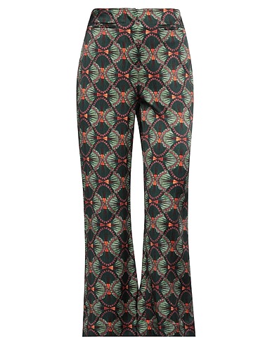 SALONI Hosen Dunkelgrün 90% Seide, 10% Elastan